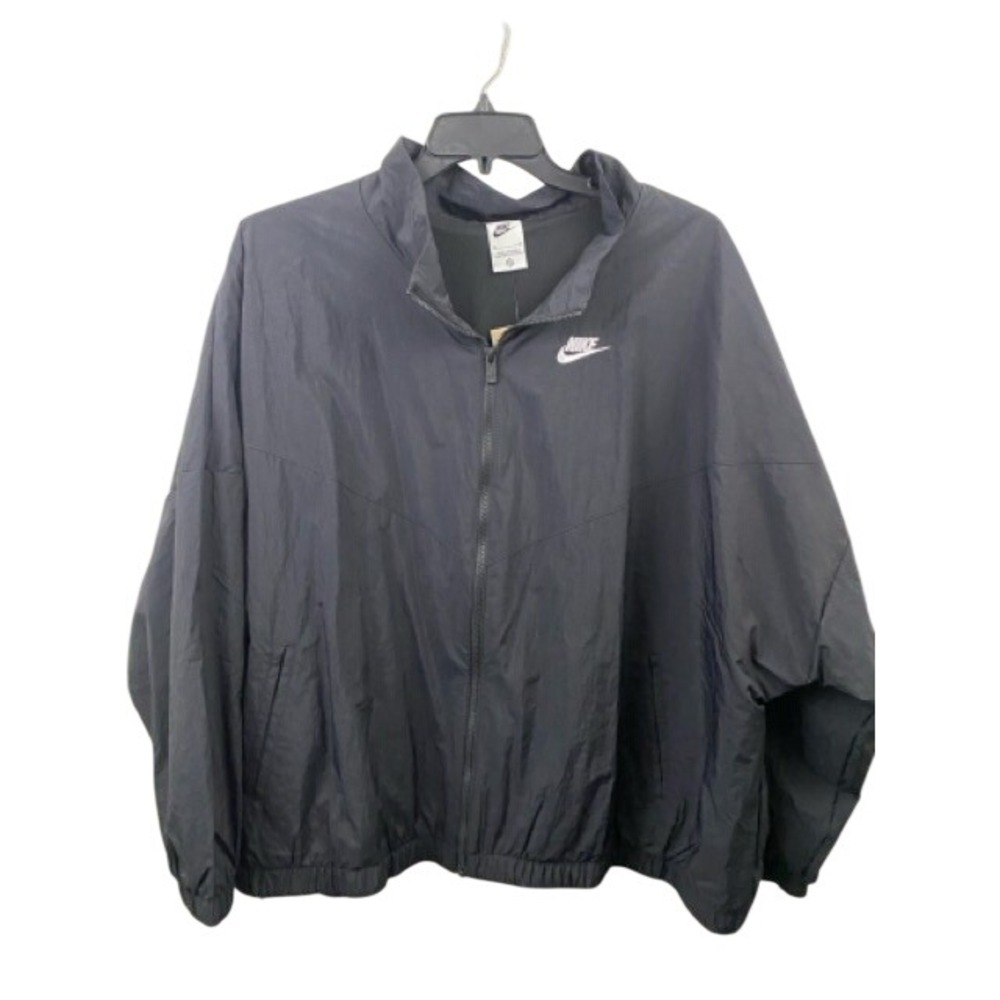 Nike Sportswear Essential Black Windbreaker Jacket Women Size 3X NWT - Picture 1 of 10